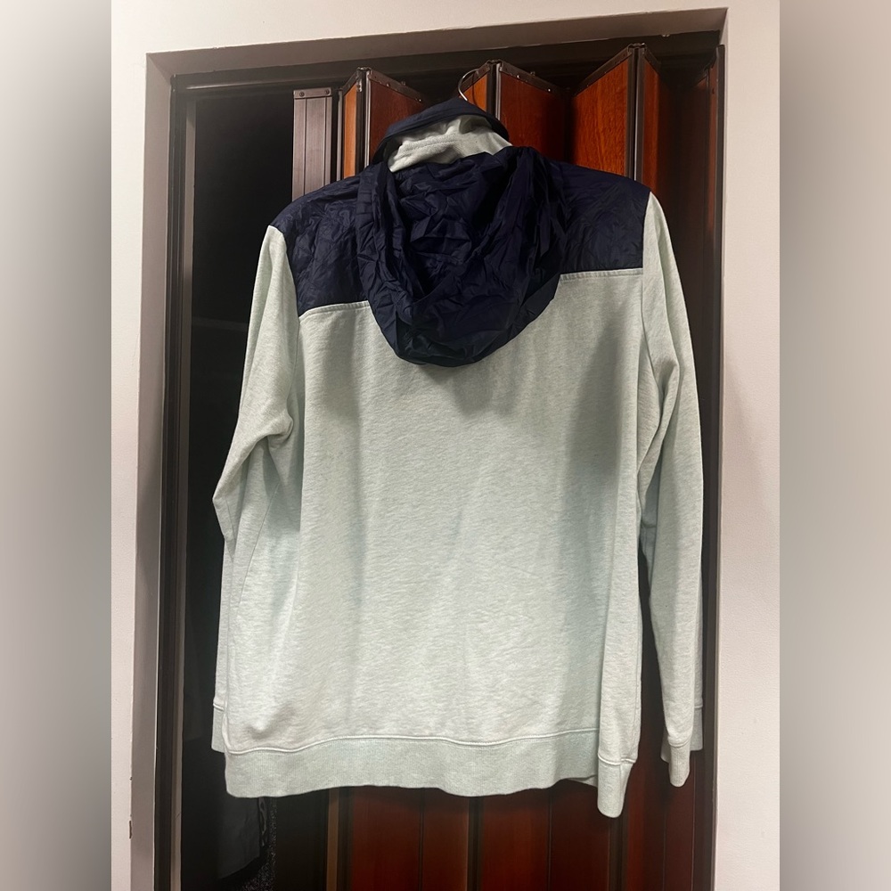Vineyard Vines Quarter Zipped Performance Sweater - Navy/Light Blue - Picture 6 of 7
